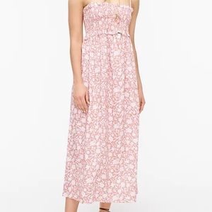 J. Crew Cotton Poplin Smocked Dress